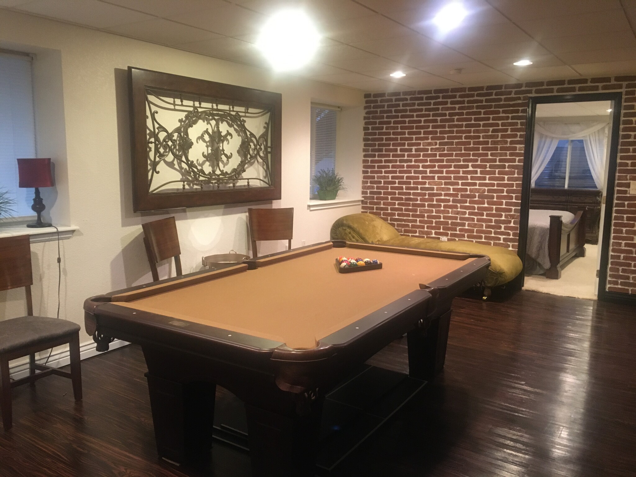 Pool Table for Fun - 10831 Hickory Ridge Ln