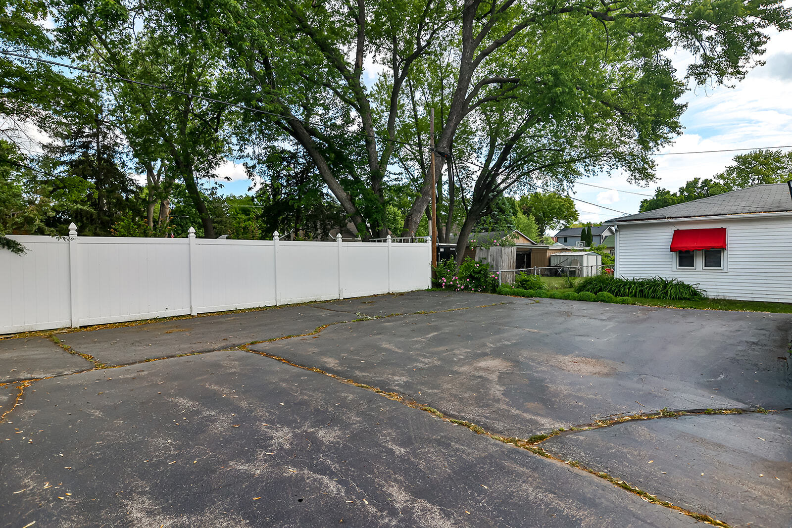 back parking area - 304 Merrill Ave