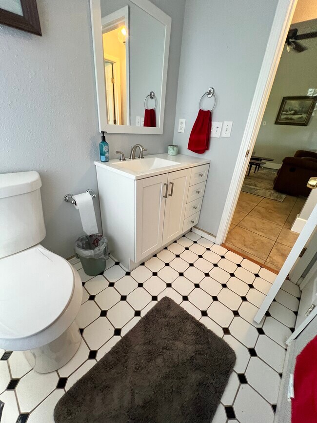Guest bathroom - 2025 Hempstead Dr
