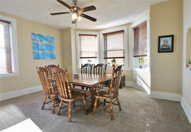 The dining room has amazing natural light and fantastic views- great for entertaining or enjoying a meal! - 1109 Haslage Ave