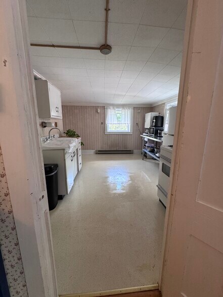 View of kitchen from Bedroom - 38 Broad St