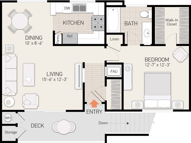 Floorplan - Rancho Alisal Apartment Homes