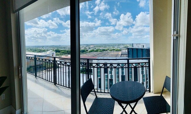 Balcony South West view - 550 Okeechobee Blvd