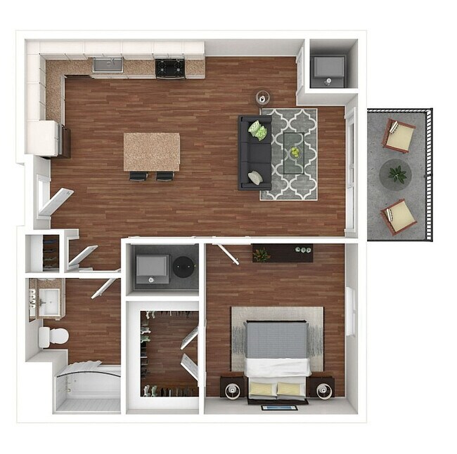 A1 3D Floorplan - Maple and Main