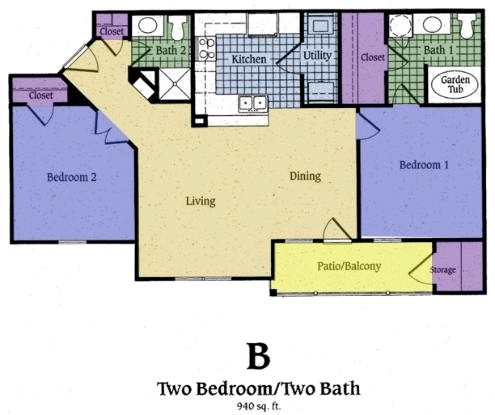 Plan B - Hazel Ridge Apartments