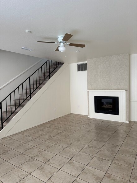 Living Room with Fireplace - 4048 Maxson Rd