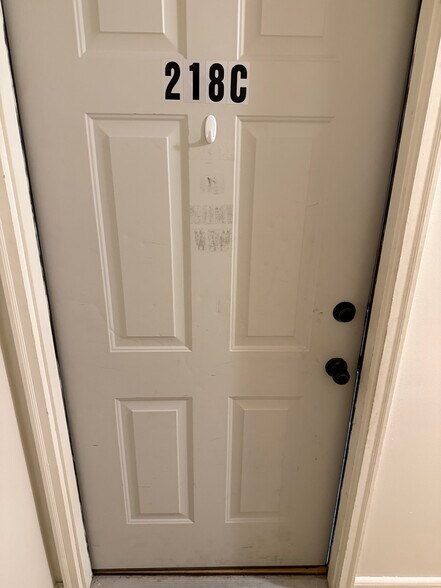 218-C Unit Door - 218 N Queen St