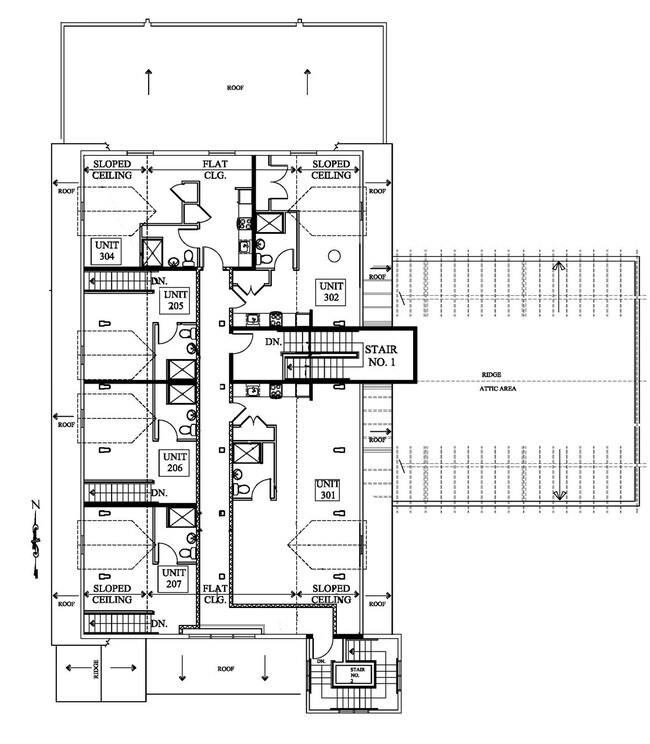 Third Floor Plan - The Clark on Pleasant Avenue