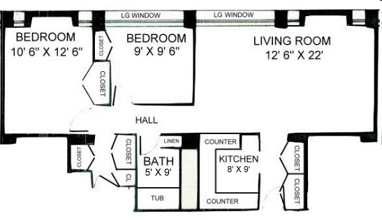 2BR/1BA - Longwood Galleria Apartments