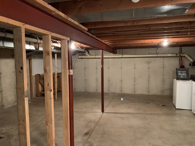 Half basement unfinished - 4890 Norfolk Cir