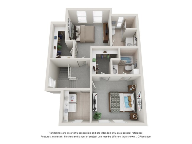 Floorplan - The Strand at Beulah Townhomes