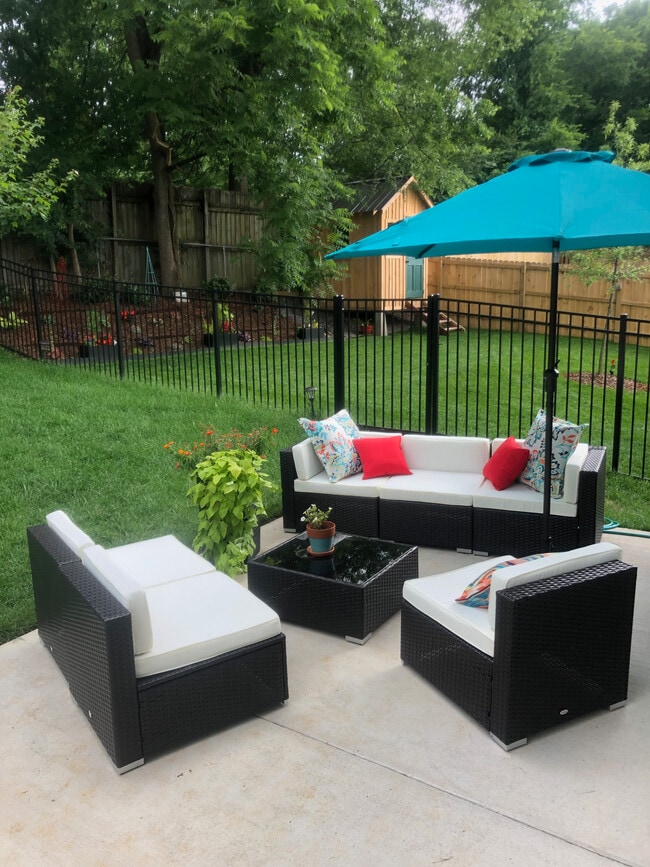 Backyard Patio - 2509A Solon Dr