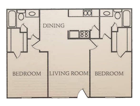 2BR/2BA - Meyerland Court