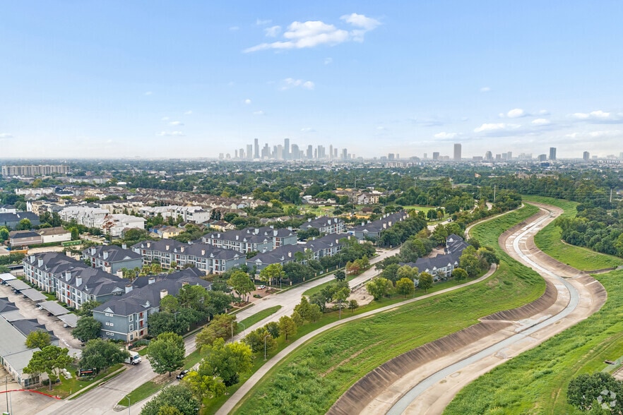 Aerial Photo - City Park in the Heights
