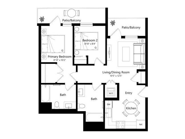 Floorplan - Lincoln/Broadway