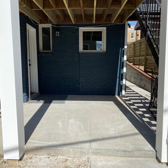 Patio area - 718 Tuckerman St NW
