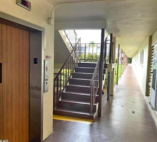 Elevator and stairs - 715 S Beach St
