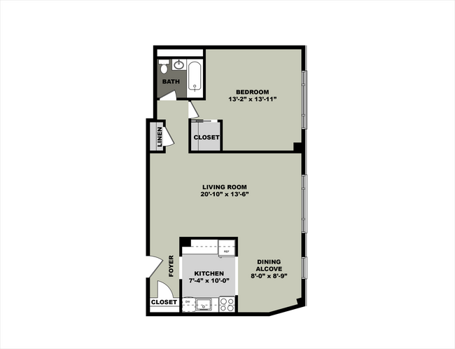 Floorplan - Thomas Wynne Apartments