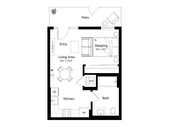 Floorplan - The Santa Monica Collection - 1430 Lincoln
