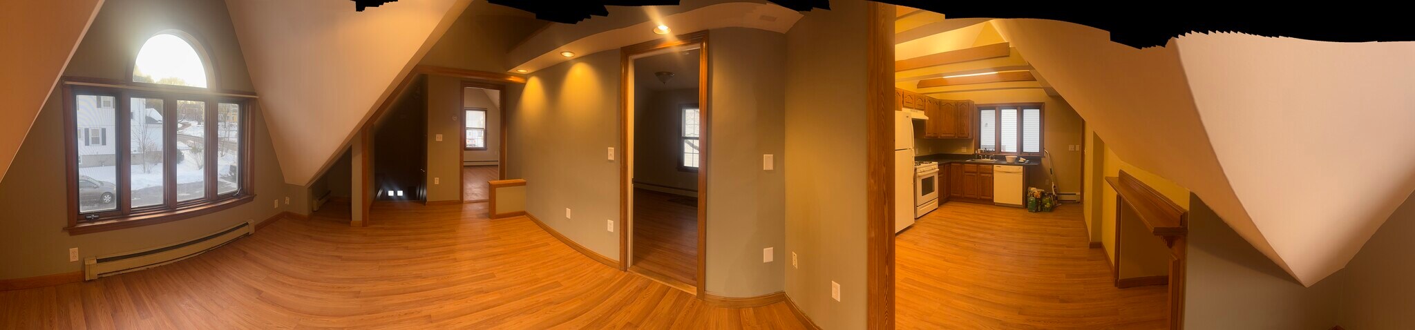 Thoughtful layout and plenty of lighting and outlets - 173 Webster St