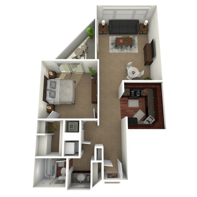 Floorplan - The Enclave at 1550