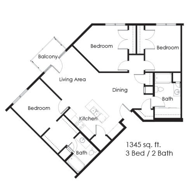 Floorplan - Overlook Ridge 55+ Apartments