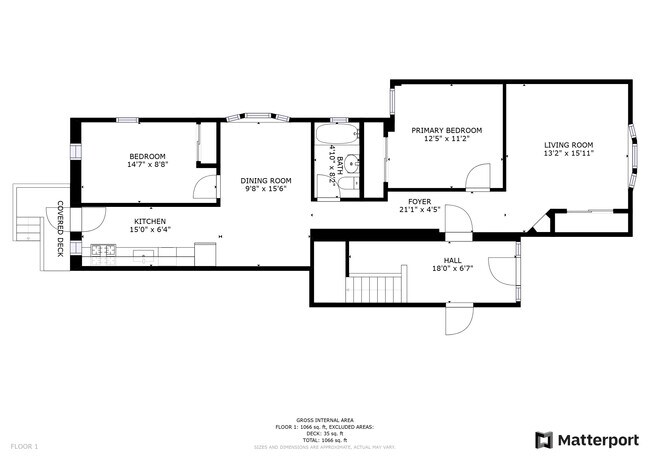Medium 2-Bedroom/1-Bath - Woodlawn Commons