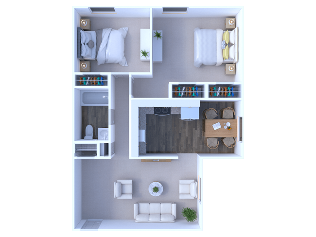 NorrisHills 4 2BD 1Bath - Astor and Logan Apartments