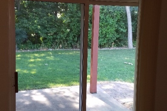 Downstairs patio - 803 S Van Buren St