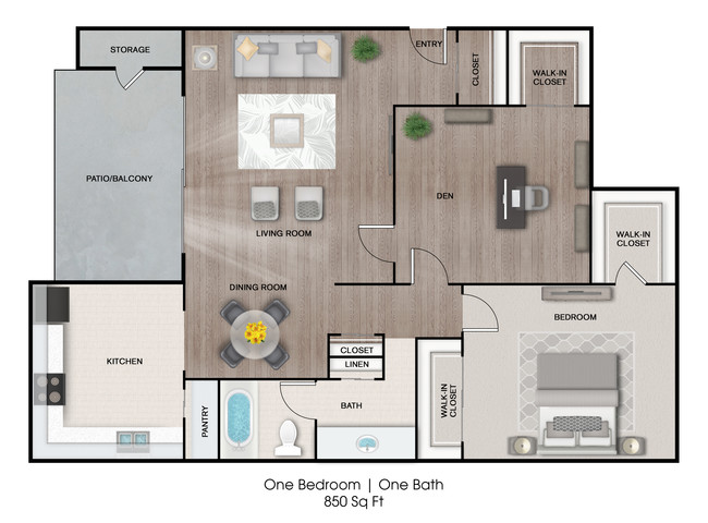 Floorplan - Villas at Cantamar Apartments