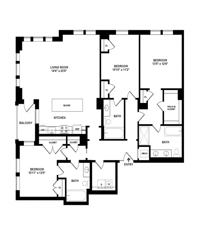 Floorplan - The Woodley