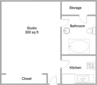 Studio - Millennium Apartments