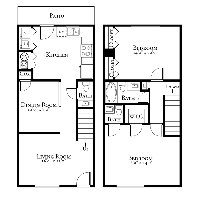 Floorplan - Reflections Apartments