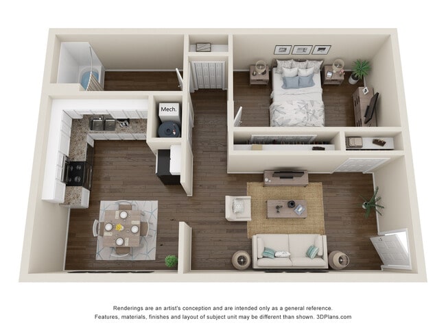 Floorplan - Seaside Apartments