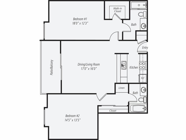 Floorplan - eaves Lake Forest