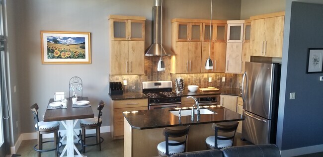 Kitchen & Dining Area. Table Seats 4 - 3066 S Bown Way