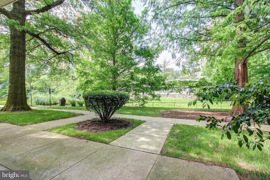 View from the patio - 10200 Rockville Pike