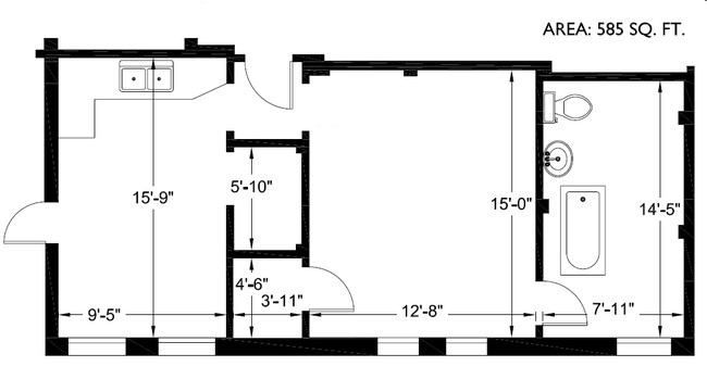 1BR/1BA - Roy Vue Apartments