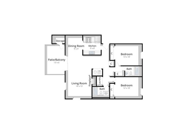 Floorplan - Ashley Pointe