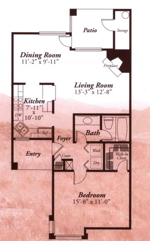 1BR/1BA - Skyline Villas