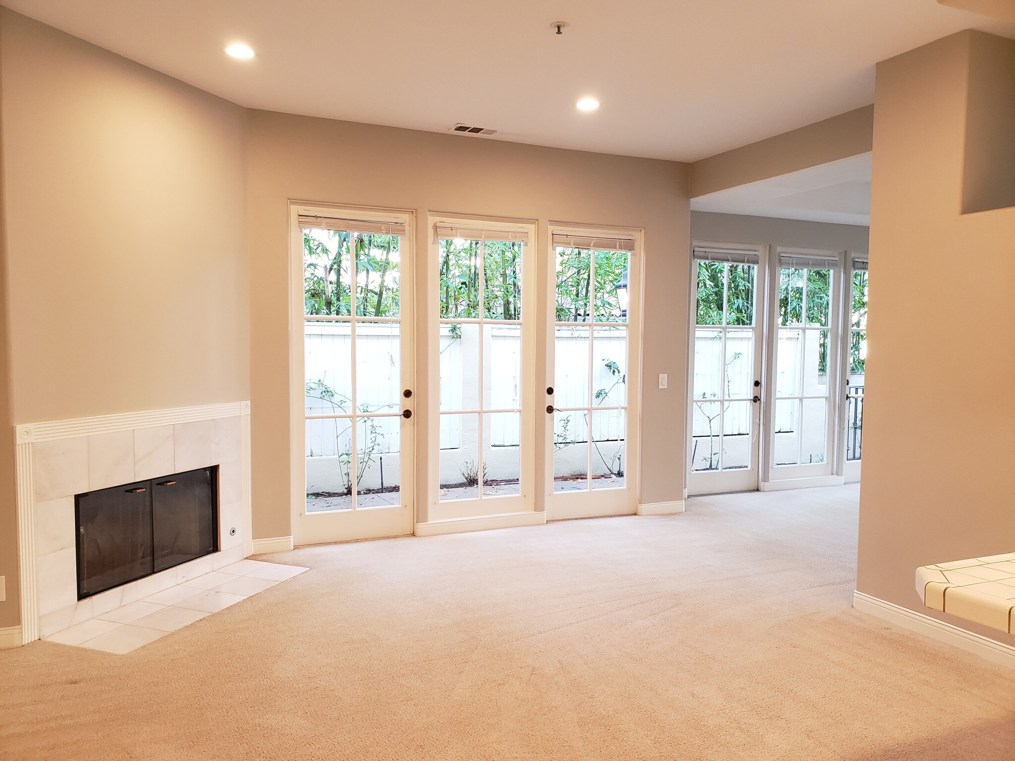 dining room to patio - 723 S Broadway