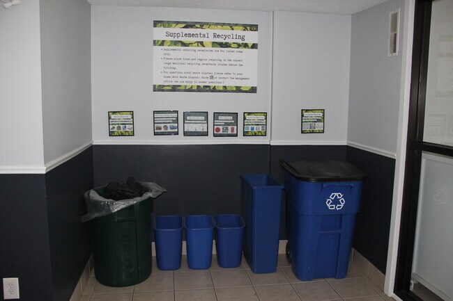 6 recycling streams - 1501 Portland Ave