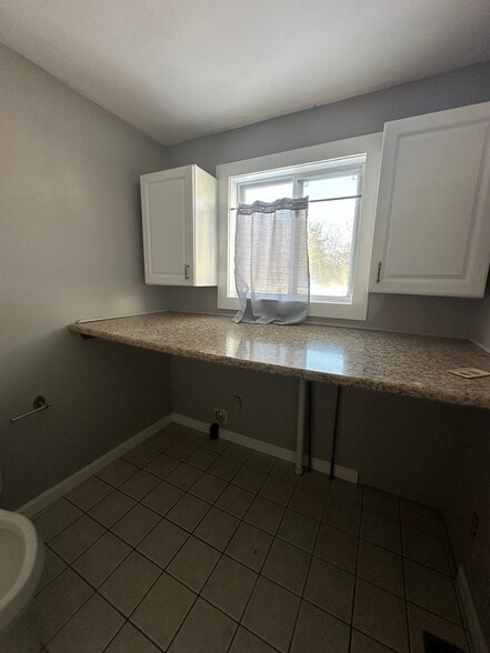 Laundry hookups and counter - 179 Maple Ave