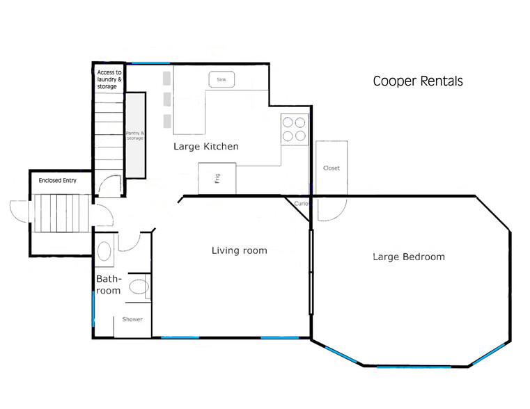 Floor plan - 2706-1B Buffalo Rd