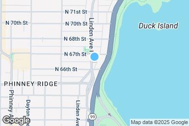 Map image of the property - 6608 Linden Ave N