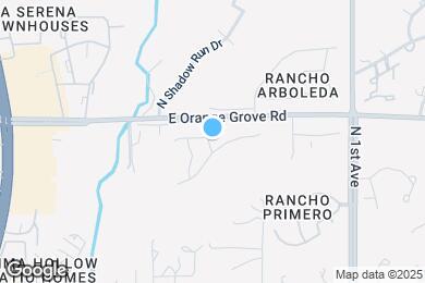 Map image of the property - 6362 N Cam Aguante