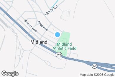 Map image of the property - 1284 Ohio Ave