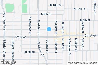 Map image of the property - 611 N Cedar St