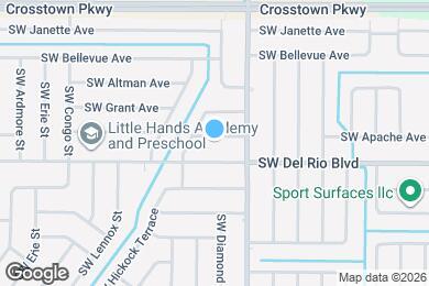 Map image of the property - 1750 SW Apache Ave