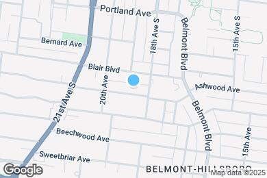 Map image of the property - 1808B Ashwood Ave